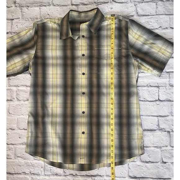 Woolrich size Large‎ L Short Sleeve Shirt Plaid - Picture 4 of 6